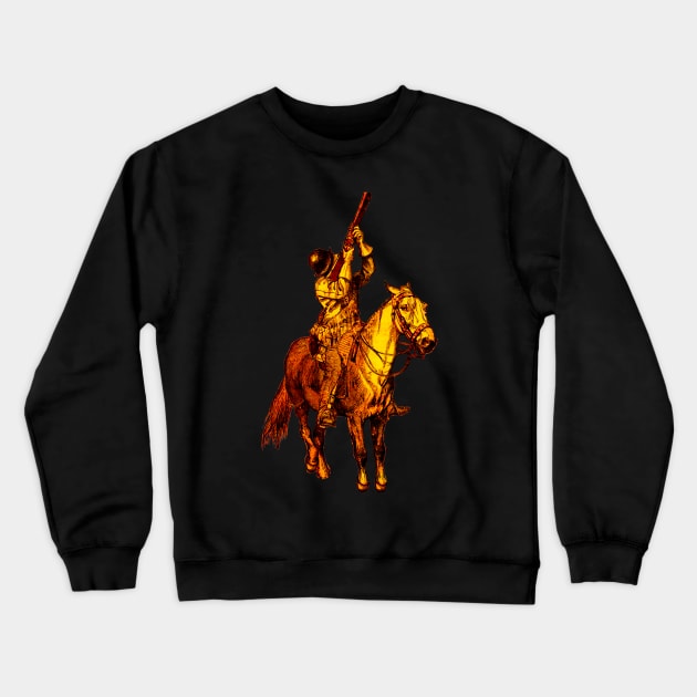 Horse Musket Crewneck Sweatshirt by nineshirts